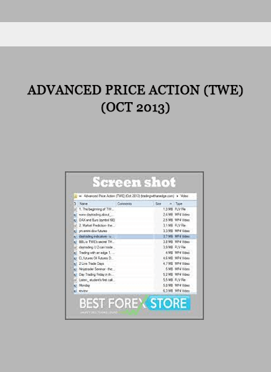 Advanced Price Action (TWE) (Oct 2013) of https://crabaca.store/