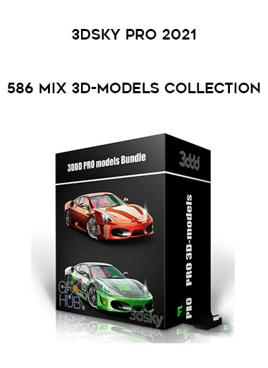 3DSky Pro 2021 - 586 Mix 3D-Models Collection of https://crabaca.store/
